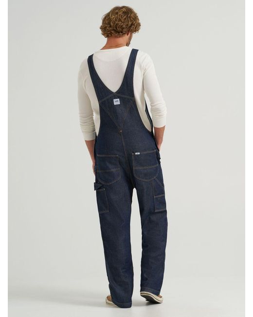 Lee Jeans Green Mens Heritage Relaxed Fit Carpenter Overall for men