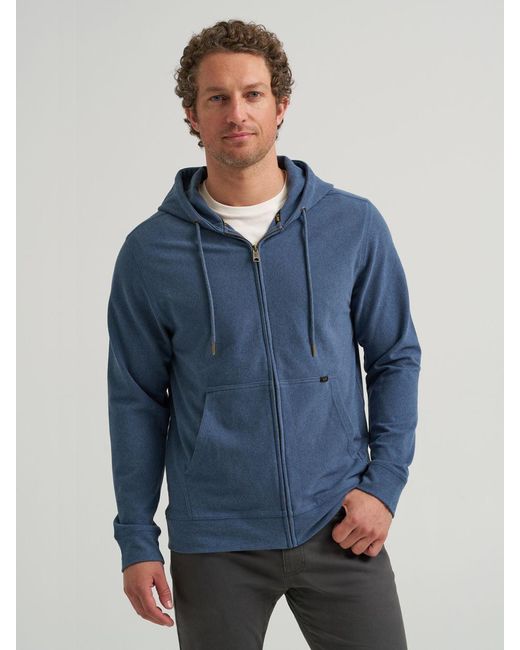 Lee Jeans Blue Mens Solid Fce Jacket for men