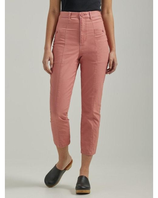 lee easy fit crop jeans
