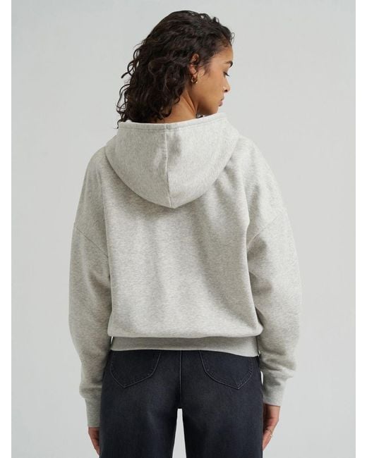 Lee Jeans Gray Womens Full Zip Solid Jacket