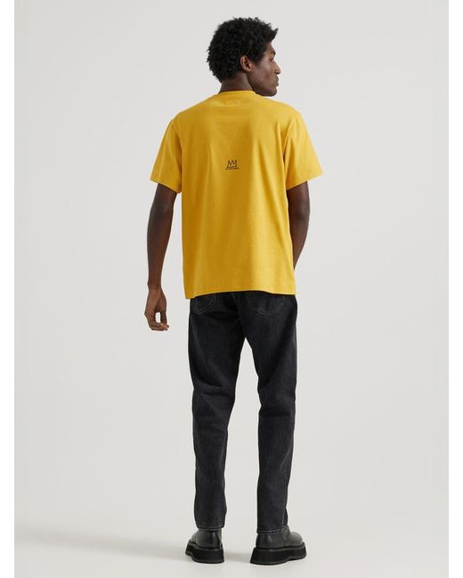 Lee Jeans Multicolor Mens X Basquiat Logo T-shirt for men