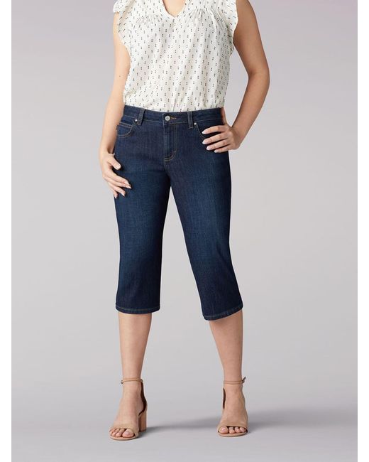 Lee Jeans Denim Relaxed Fit Capri 