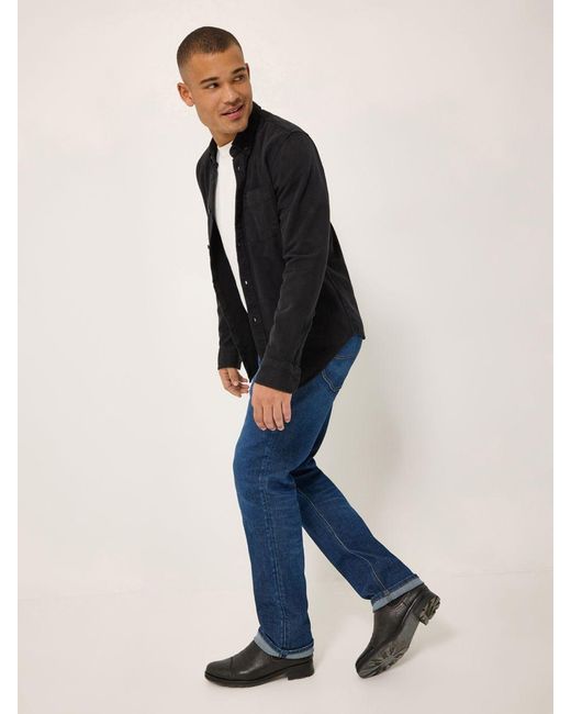 Lee Jeans Blue Mens X Move Regular Fit Jeans for men
