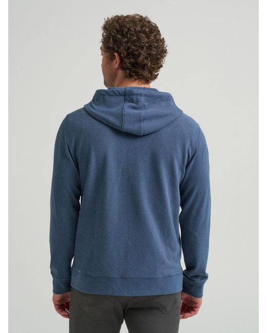 Lee Jeans Blue Mens Solid Fce Jacket for men