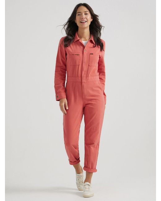 Lee Jeans Red Womens Union-alls