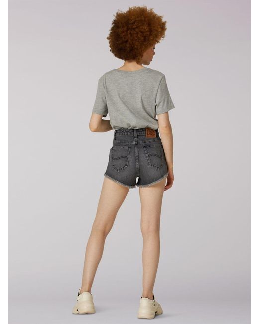 Lee Jeans Cotton High Rise Cut Off 