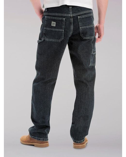 Lee Jeans Carpenter Jeans in Black for Men | Lyst