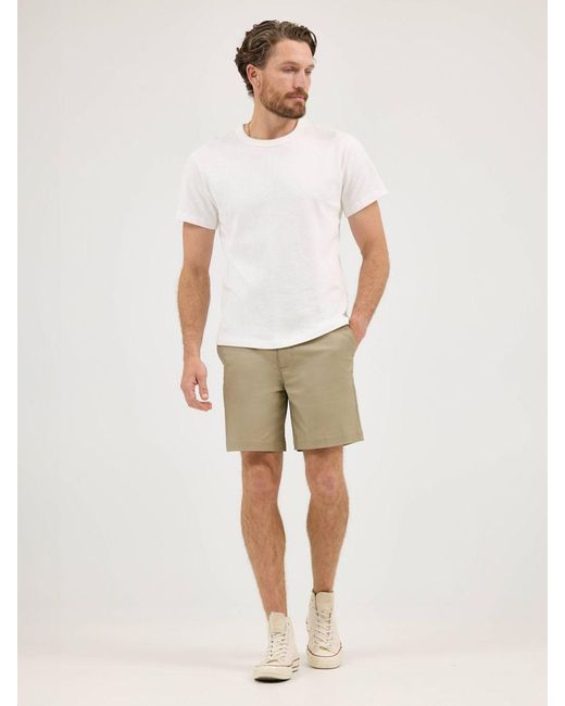 Lee Jeans Natural Mens Extreme Motion 7 Inch Flat Front Shorts for men