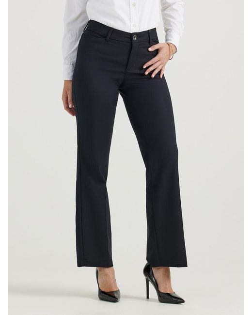 Lee Jeans Black Fm Regular Fit Trouser Petite