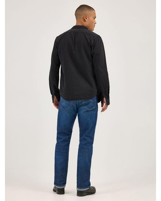 Lee Jeans Blue Mens X Move Regular Fit Jeans for men