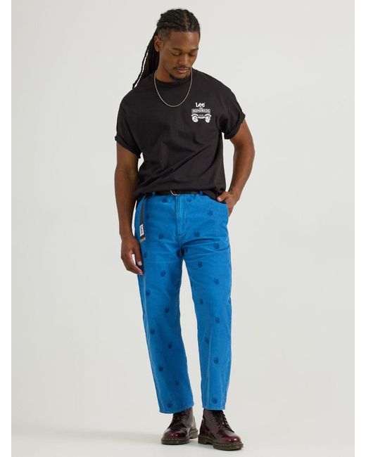 Lee Jeans Blue X The Hundreds Cross Corduroy Pants for men