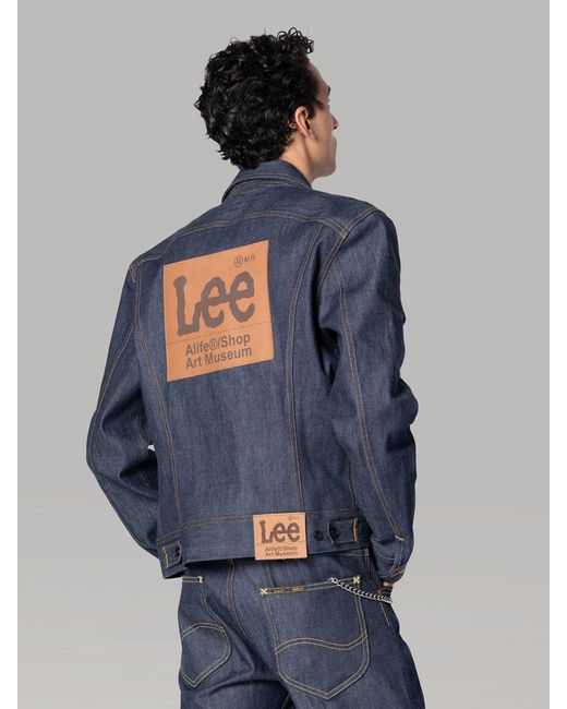 Lee Jeans Blue X Alife 101 Regular Fit Denim Jacket for men