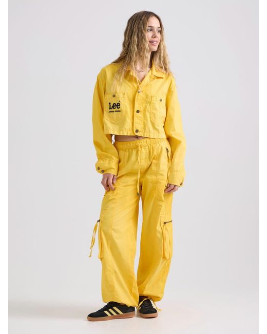 Lee Jeans Yellow Womens X Angel Chen Crop Jacket