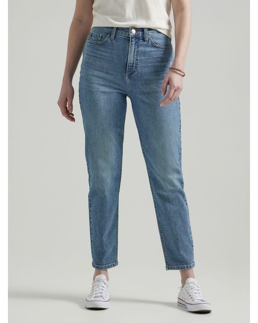 Lee Jeans Legendary Mom Jeans in Blue | Lyst