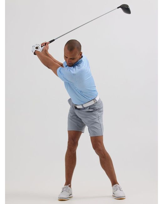 Lee Jeans Blue Mens Golf Series Chino Shorts for men