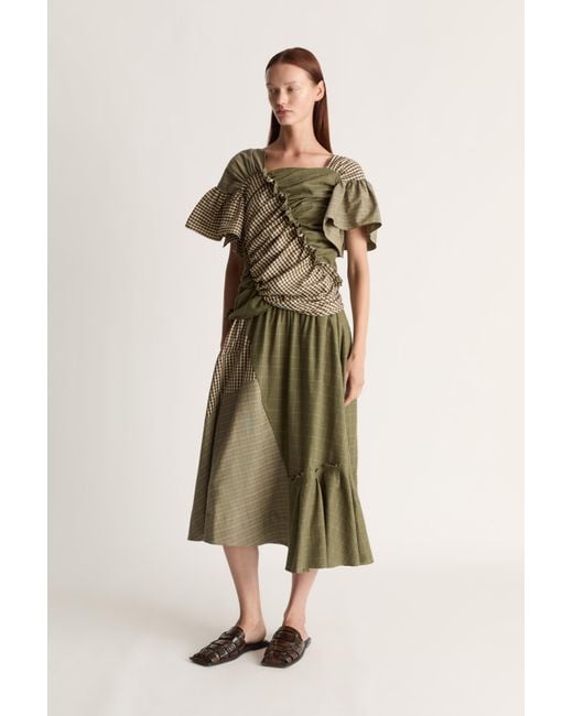 Lee Mathews Women's Natural Betty Skirt Lee Mathews Women's Natural Betty Skirt