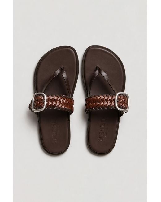 HEBE STUDIO Brown Tanca Thong