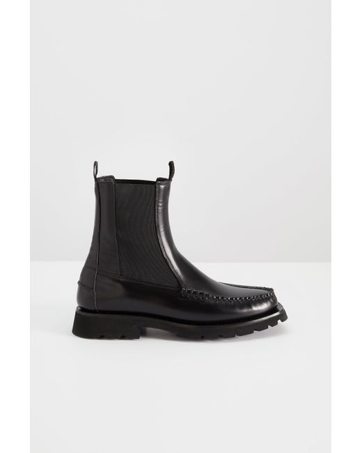 HEBE STUDIO Black Hereu Alda Sport Boot
