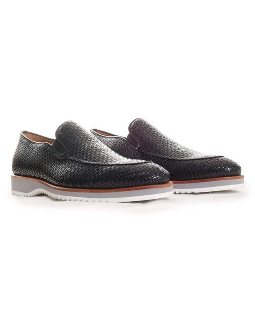 Mezlan Woven Loafers in Black for Men Lyst