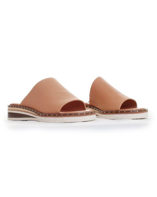 tan mid wedge sandals