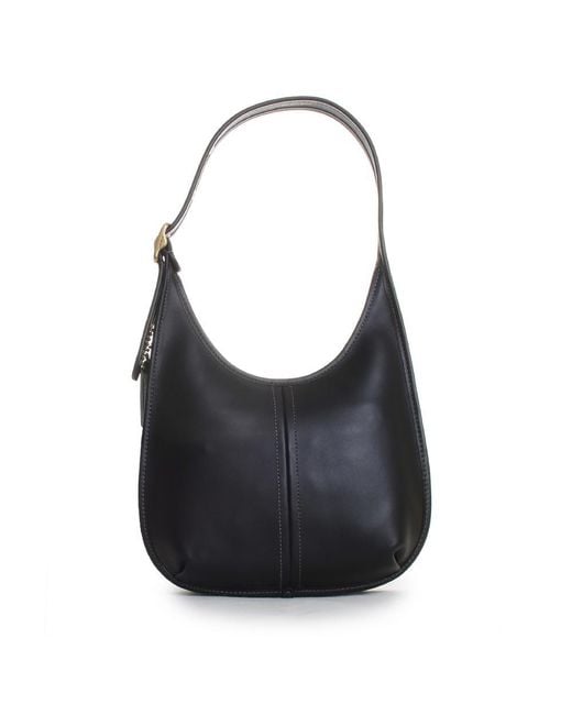 COACH Leather Ergo Shoulder Bag in Black Lyst