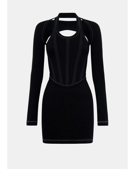 Dion Lee Modular Corset Dress in Black | Lyst
