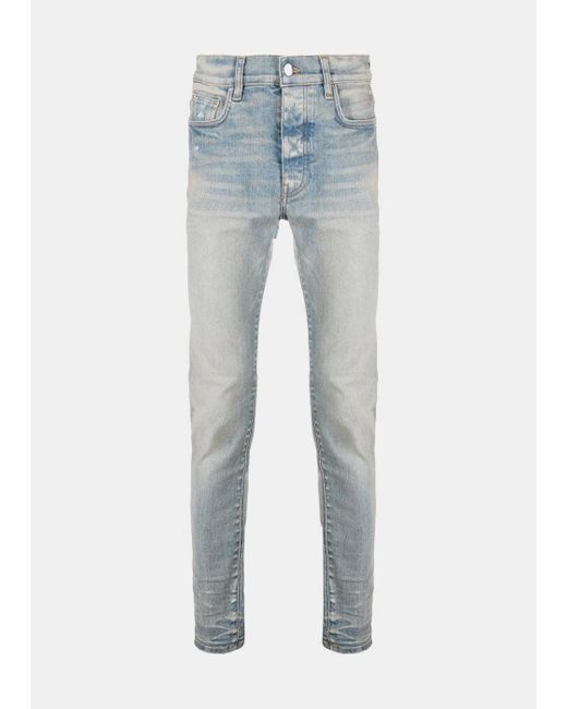 Amiri Denim Stack Jeans in Clay Indigo (Blue) for Men | Lyst