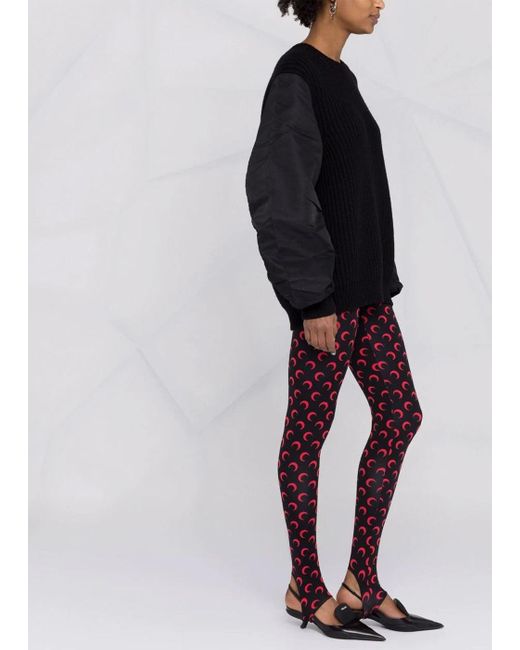 Marine Serre Synthetic Black \u0026 Red Moon 