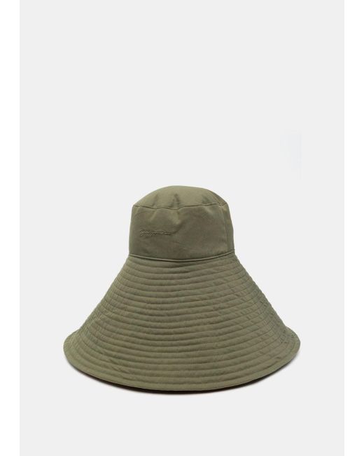 Jacquemus Khaki 'le Chapeau Lagrima' Hat in Green | Lyst