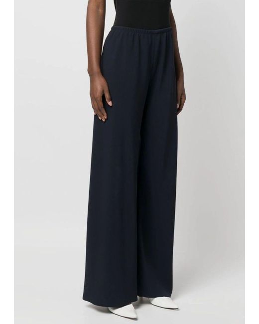 The Row Gala Wide Leg Trousers in Blue | Lyst
