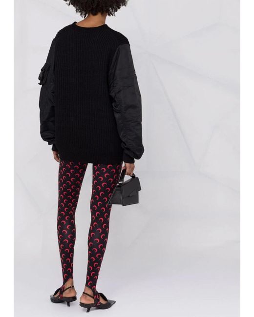 Marine Serre Synthetic Black \u0026 Red Moon 