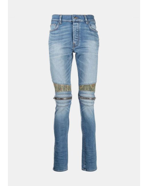 Amiri Denim Paisley Mx2 Jeans in 70's Indigo (Blue) for Men Lyst UK