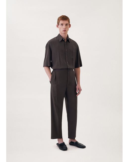 lemaire silk pants