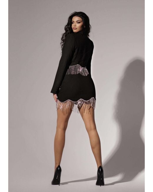LemonLunar Black The Cropped Blazer