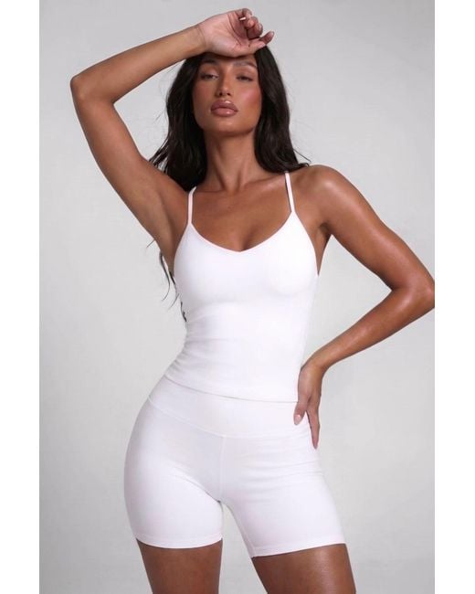 LemonLunar White The High Waisted Shorts