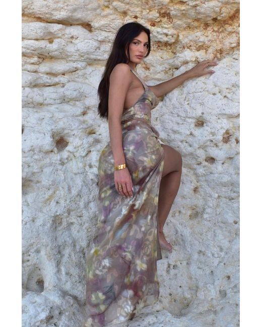 LemonLunar Gray The Jianna Maxi Skirt