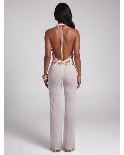 LemonLunar Purple The Willow Mesh Shell Pants