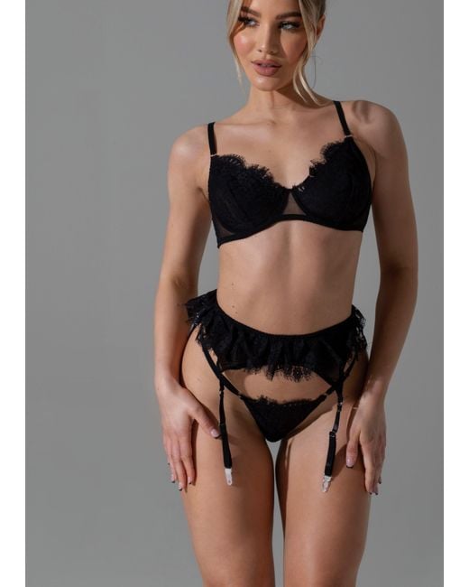 LemonLunar Gray The Lola Lingerie Set