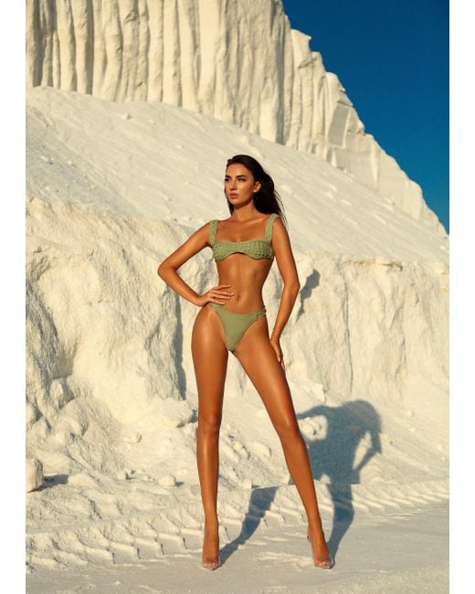 LemonLunar Natural The Sava Sage Bandage Bikini