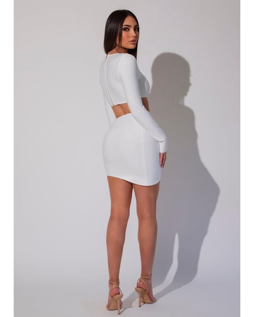 LemonLunar Gray The Xena Bandage Two Piece