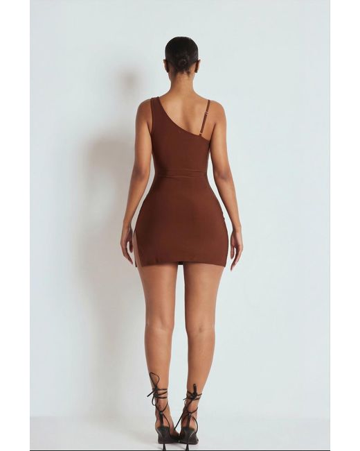 LemonLunar Brown The Chantria Bandage Dress