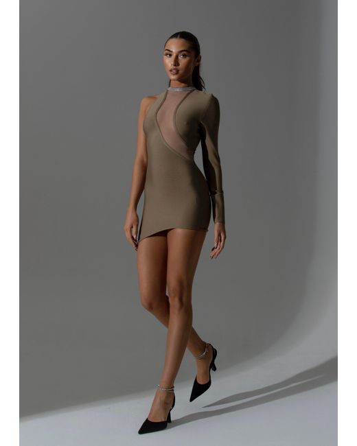 LemonLunar Gray The Zoya Bandage Dress
