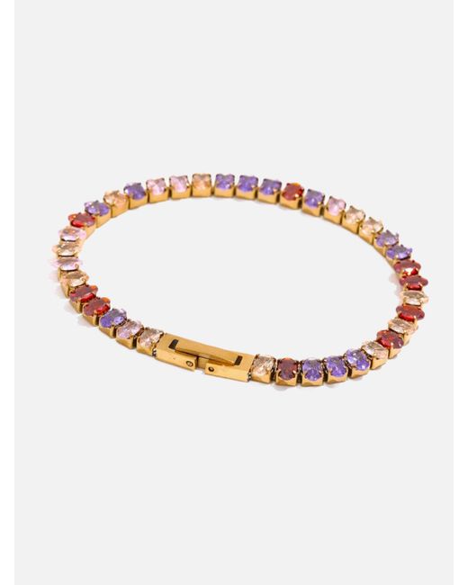 LemonLunar White 18K Plated Tennis Bracelet Certí X Lemonlunar