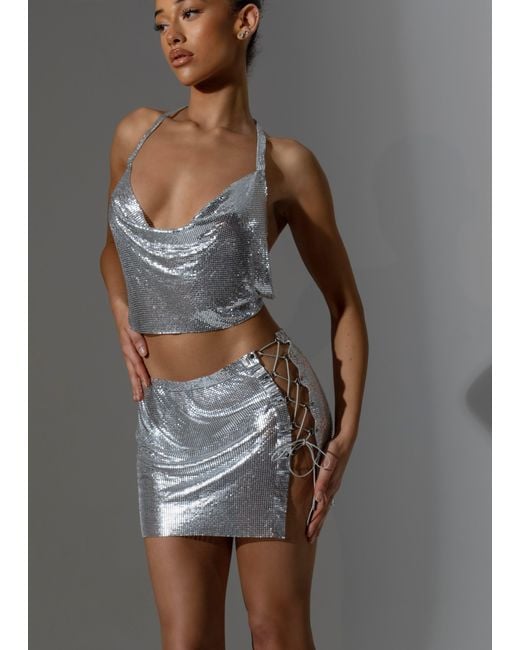 LemonLunar Gray The Chainmail Two Piece