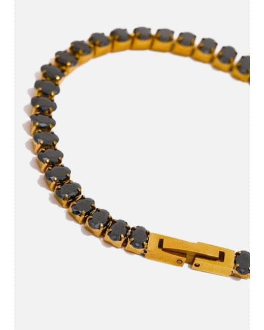 LemonLunar Metallic 18K Plated Tennis Bracelet Certí X Lemonlunar