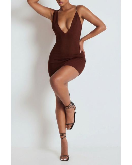 LemonLunar Gray The Veroniza Bandage Dress