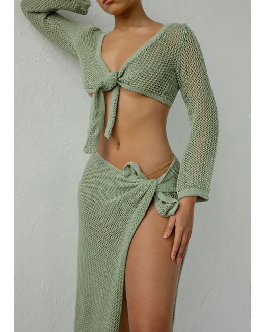 LemonLunar Green The Giada Crochet Set