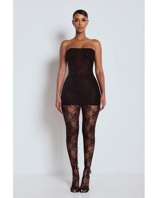 LemonLunar Black The Amilia Lace Dress