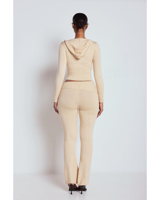 LemonLunar Natural The Ll Knit Flare Trousers
