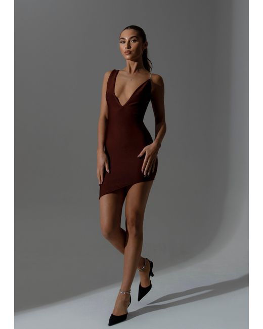 LemonLunar Gray The Veroniza Bandage Dress